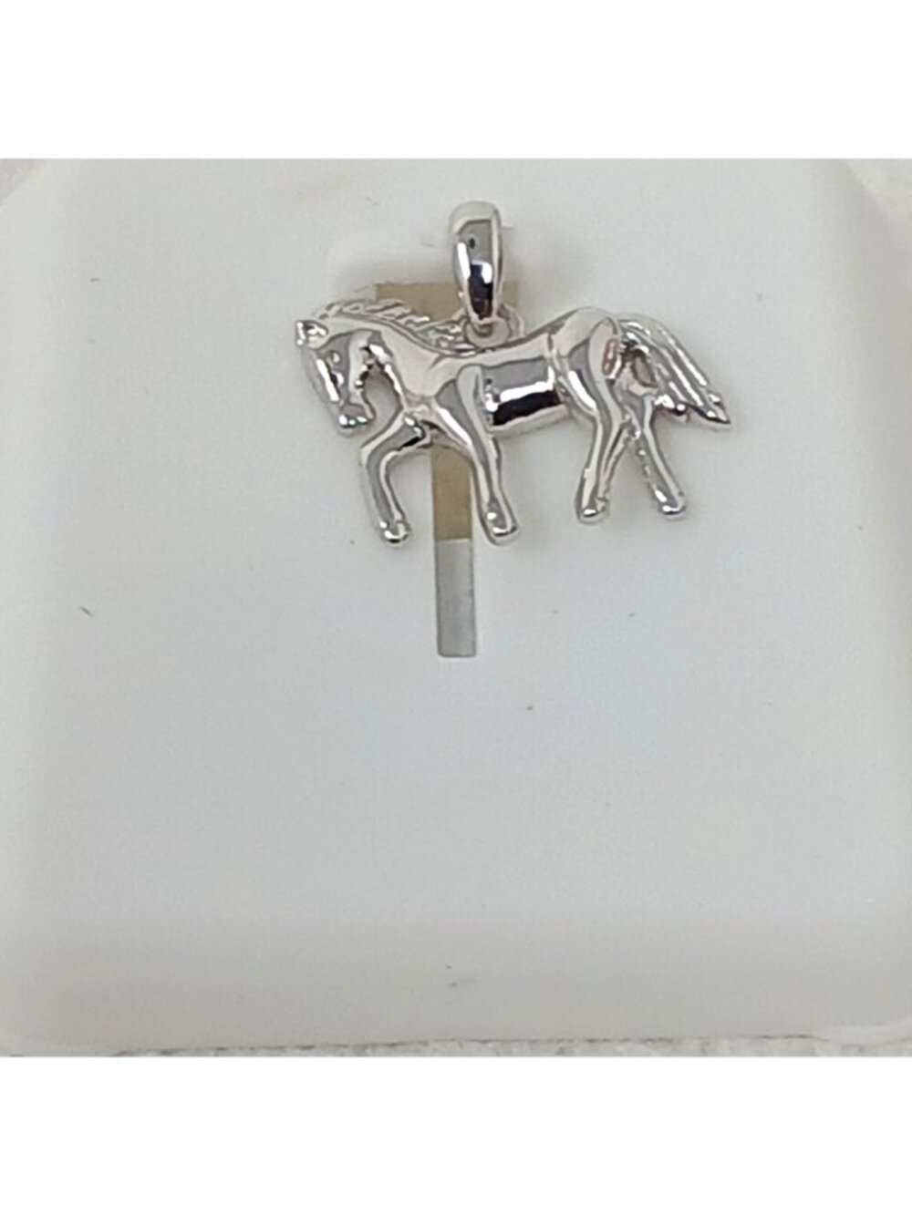 925 Sterling Silver Foal Horse Pendant  1/2 Inch Long w/ Bale #J11-f - Picture 2 of 6
